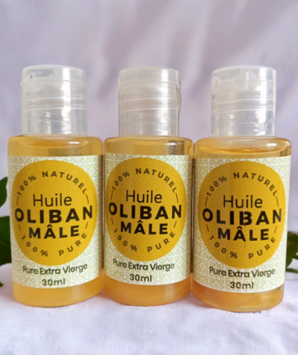 Pack Trio Huile Végétale d’Oliban Mâle – pure extra vierge ( 30 ml )